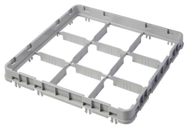 Zdjęcie do “Cambro nadstawka do koszy half drop 500×500 mm 9 przegródek Model E2 - kod 9E2151”.