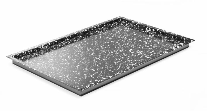 Zdjęcie do “Pojemnik blacha Convectomat 600x400x (H) 20 mm - kod 890387”.