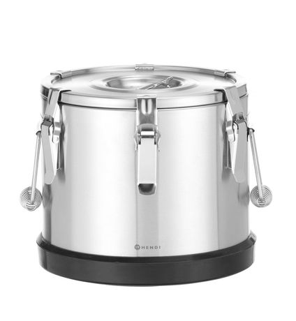 Zdjęcie do “Termos Kitchen Line ze stali nierdzewnej do transportu żywności 10 l - kod 707470”.
