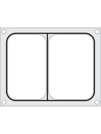 Zdjęcie do “Matryca do zgrzewarki T-REX M-C-S oraz B190/192 STRONG na tackę dwudzielną 227x178 mm - kod 805466”.