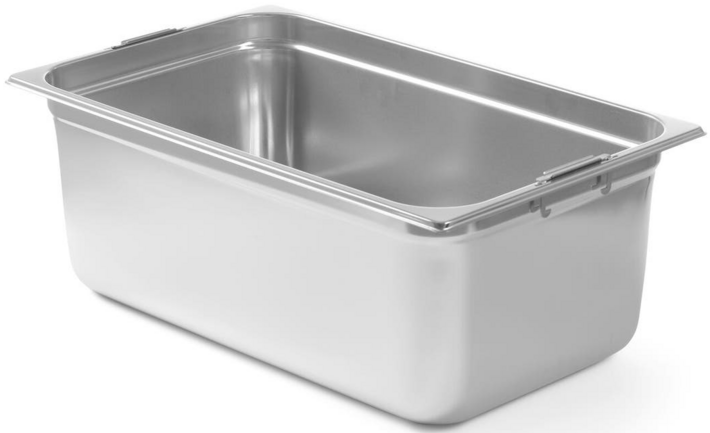 Zdjęcie do “Pojemnik GN 1/1 z chowanymi uchwytami  wys 200 mm - Kod 803202”.