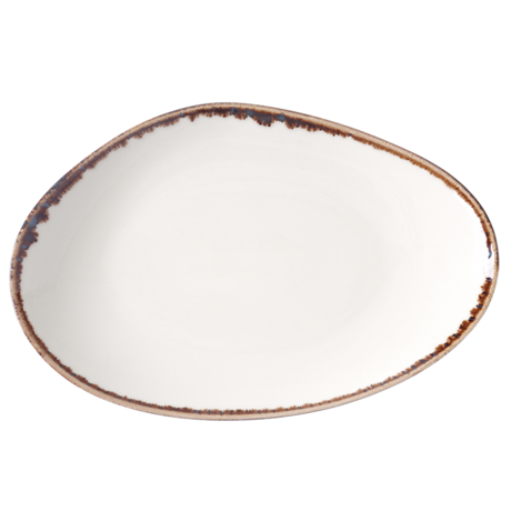 Zdjęcie do “Fine Dine Talerz o organicznym kształcie Vanilla 350x210 mm - kod 781227”.