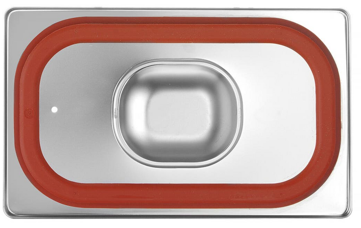 Zdjęcie do “Pokrywka GN 1/4 z uszczelką silikonową - Kod 802649”.