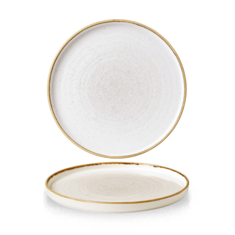 Zdjęcie do “Fine Dine Talerz płytki z rantem Stonecast Barley White śr. 260 mm - kod SWHSWP261”.