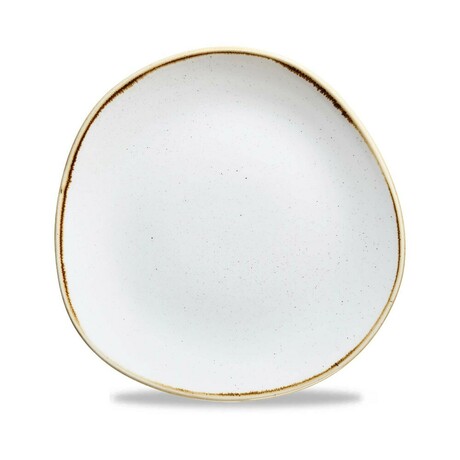 Zdjęcie do “Fine Dine Talerz płytki o organicznym kształcie Barley White ś. 264 mm - kod SWHSOG101”.
