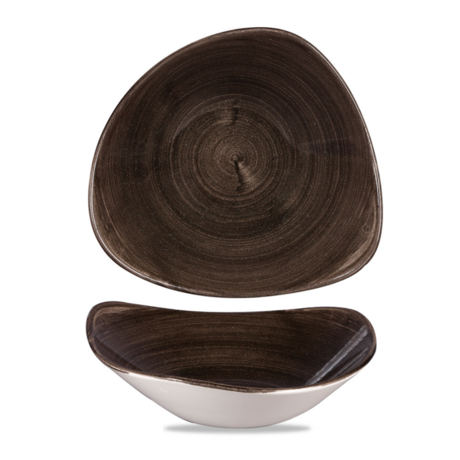 Zdjęcie do “Fine Dine Miska Trójkątna Stonecast Patina Iron Black 600 ml - kod PAIBTRB91”.
