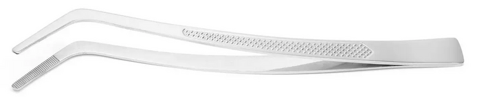 Zdjęcie do “Pęseta zakrzywiona z profilowaną rączką dł. 240 mm - kod 680186”.