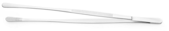 Zdjęcie do “Pęseta gastronomiczna z okrągłymi końcówkami 305 mm - kod 680193”.