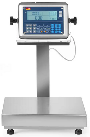 Zdjęcie do “TEM Waga platformowa LCD z wysięgnikiem i legalizacją, zakres 60 kg - kod BE2TP028X035060”.