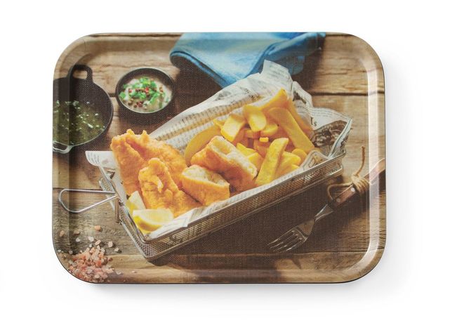Zdjęcie do “Taca do serwowania Tasty antypoślizgowa z nadrukiem 330x430 mm - kod 508022”.