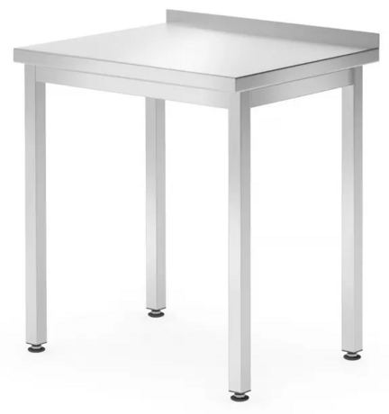 Zdjęcie do “Hendi Stół przyścienny skręcany 600x600x(H)850 mm - kod 817186”.