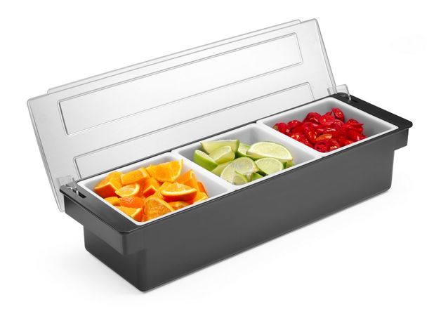 Zdjęcie do “Hendi Pojemnik barmański na dodatki do drinków 3 wkłady - kod 552018”.