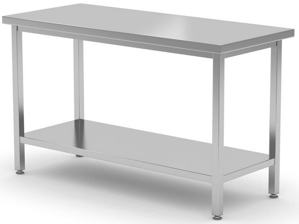 Zdjęcie do “Stół centralny z półką 800x600x850 mm skręcany - kod 816189”.