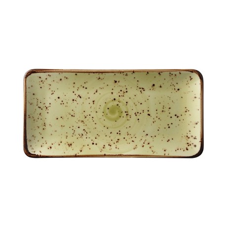 Zdjęcie do “Talerz prostokątny Fine Dine OLIVE 300x150 mm - kod 769669”.