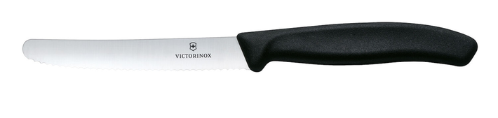 Zdjęcie do “Victorinox Nóż do pomidorów, zaokrąglony czubek, ząbkowany, 11 cm - kod 6.7833”.