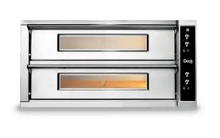 Zdjęcie do “Moretti Forni Piec do pizzy ze sterowaniem manualnym 2 komory iDeck 18x pizza 300 mm - kod MFPD105.105D”.