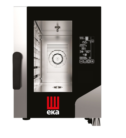 Zdjęcie do “EKA Piec konwekcyjno-parowy Millennial Black Mask Gastro Compact 6×GN 1/1, 400V/7,8kW - kod MKF611CBM”.