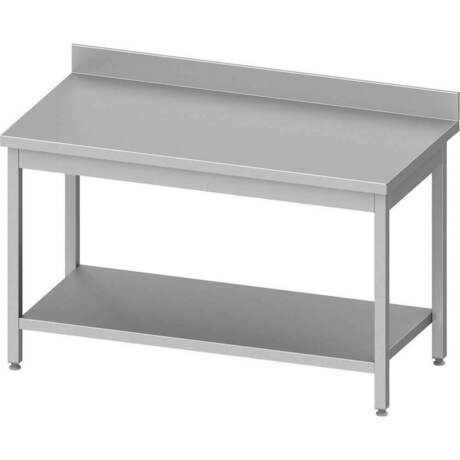 Zdjęcie do “Stalgast stół przyścienny z półką 600x600x850 mm skręcany - kod S950046060”.