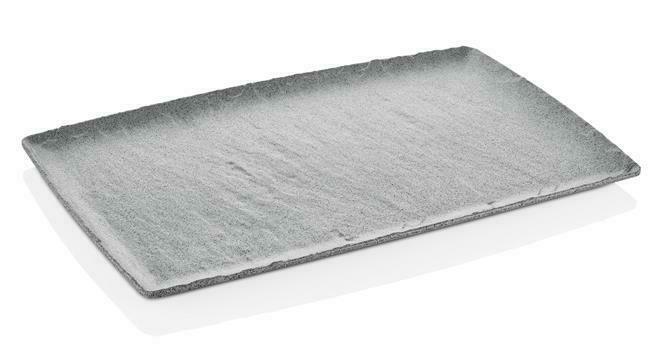 Zdjęcie do “Fine Dine Półmisek z melaminy Rock, szary, GN 1/1, 530x325 mm - kod 562390”.