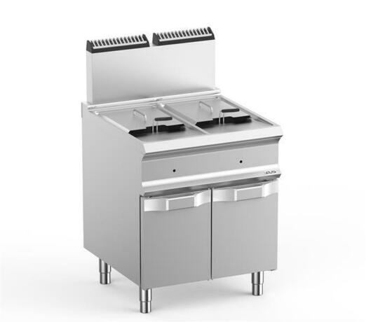 Zdjęcie do “MBM Frytownica gazowa z szafką 2 x 14 l, linia DominaPro 700 kod FRG77A”.