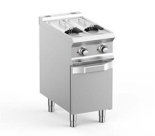 Zdjęcie do “MBM Frytownica elektryczna z szafką - 7l + 7l, linia DominaPro 700 kod FRE74A2V”.