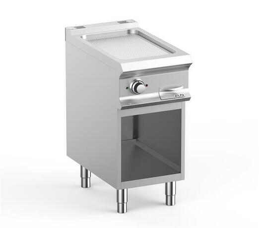 Zdjęcie do “MBM Płyta grillowa elektryczna pojedyncza na podstawie ryflowana, linia DominaPro 700 kod FTBE74AR”.