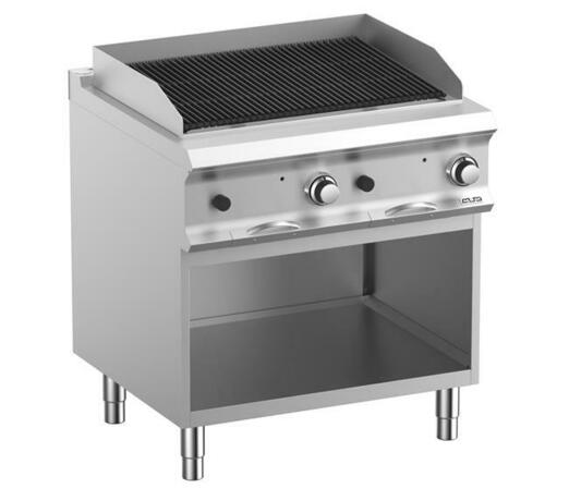 Zdjęcie do “MBM Grill lawowy gazowy podwójny z rusztem żeliwnym  na podstawie z 3 stron zamkniętej linia DominaPro 700 kod PLG78A”.