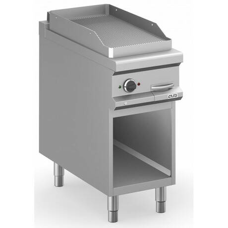 Zdjęcie do “MBM Płyta grillowa elektryczna, na podstawie z trzech stron zamkniętej 400x900 - ryflowana, Magistra Plus 900 kod MFTE94AR”.
