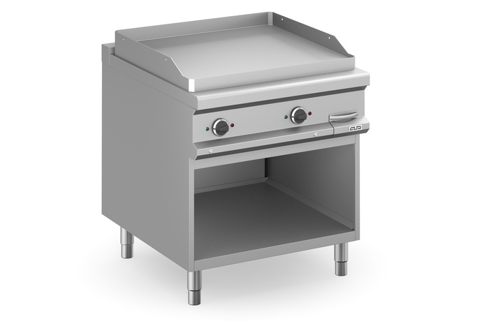 Zdjęcie do “MBM Płyta grillowa elektryczna, na podstawie z trzech stron zamkniętej 800x900 - gładka, Magistra Plus 900 kod MFTE98AL”.