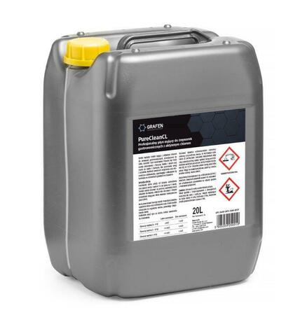 Zdjęcie do “PURECLEANCL – PROFESJONALNY PŁYN MYJĄCY DO ZMYWAREK GASTRONOMICZNYCH Z AKTYWNYM CHLOREM kod PureCleanCL 20L”.