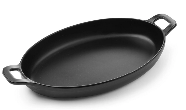 Zdjęcie do “Rondelek Czarny Little Chef Mini owalny 263x140 mm - kod 564554”.