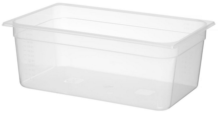 Zdjęcie do “Pojemnik GN 1/1 Profi Line z polipropylenu wys. 200 mm - kod 880005”.