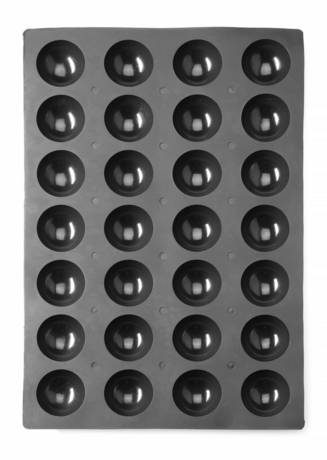 Zdjęcie do “Hendi Forma silikonowa 24 x SEMI-SPHERE,600x395x(H)35 mm - kod 677216”.