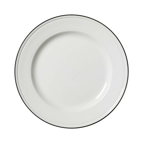 Zdjęcie do “Fine Dine Talerz płytki Bead Black Band 285 mm - kod 1406X0101”.