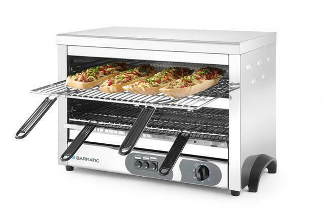 Zdjęcie do “Barmatic Opiekacz dwupoziomowy GN 1/1 Quartz 4500 W - kod 264348”.