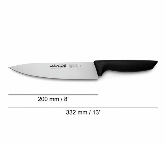 Zdjęcie do “Arcos Nóż szefa kuchni NIZA dł. 200/332 mm - kod 135800”.