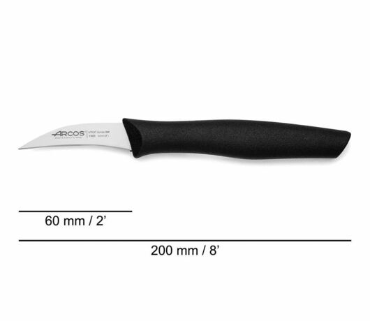 Zdjęcie do “Arcos Nóż do obierania zakrzywiony NOVA dł. 60/172 mm - kod 188300”.