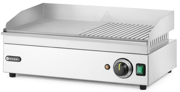 Zdjęcie do “Płyta grillowa Kitchen Line w połowie ryflowana 2400 W - kod 154946”.