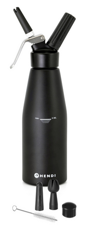 Zdjęcie do “Syfon do bitej śmietany 0,95 l Kitchen Line czarny - kod 588598”.