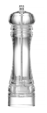 Zdjęcie do “Młynek do soli ze szkła akrylowego śr. 60x(H)215 mm - kod 469675”.