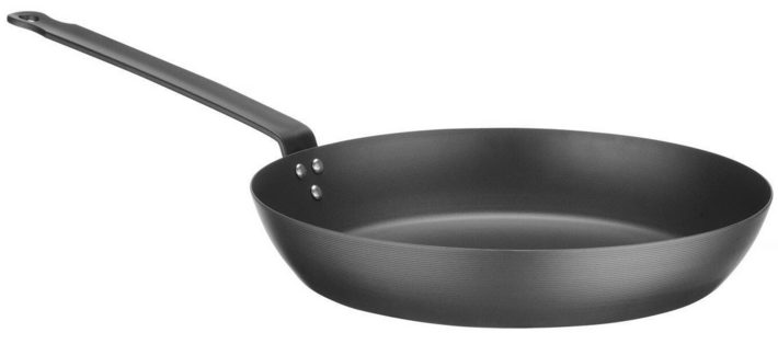Zdjęcie do “Hendi Patelnia ze stali węglowej  śr. 244x470 mm - kod 628010”.