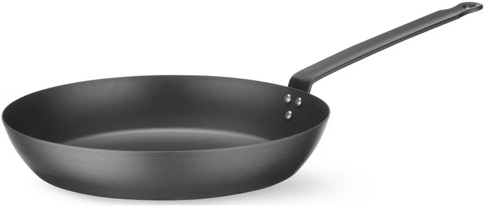 Zdjęcie do “Hendi Patelnia ze stali węglowej śr. 264x490 mm - kod 628027”.