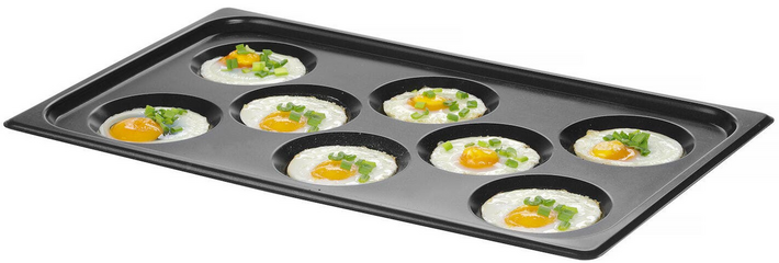 Zdjęcie do “Blacha GN 1/1 do jajek sadzonych z powłoką nieprzywierającą CONVECTOMAT EGGPLATE - kod 808856”.
