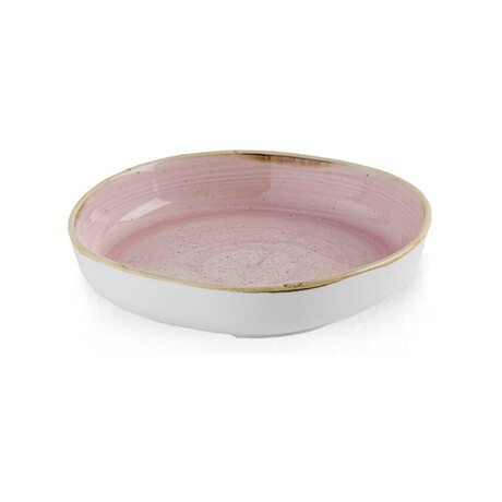 Zdjęcie do “Fine Dine Talerz organiczny z wysokim rantem Stonecast Petal Pink 230 mm - kod SPPSWOB21”.