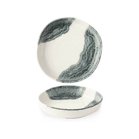 Zdjęcie do “Fine Dine Talerz organiczny z wysokim rantem Tide Black śr. 230 mm - kod TDBKWOB21”.