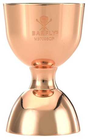 Zdjęcie do “Barfly Miarka barmańska Bell z prostą krawędzią 25/50 ml, miedź - kod M37098CP”.