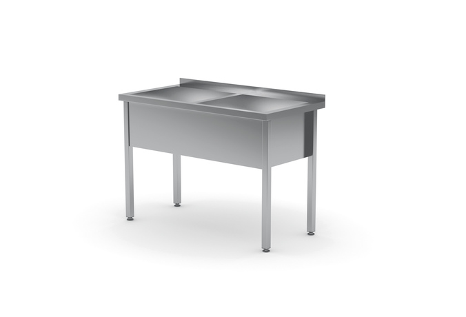 Zdjęcie do “Stół z basenem dwukomorowym 1500x700x850 mm - kod 206 157/3”.