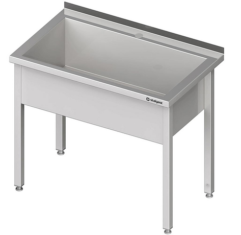 Zdjęcie do “Stalgast Stół z basenem 1-komorowym spawany 600x600x(H)850 mm - kod S611466”.