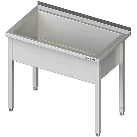Zdjęcie do “Stalgast Stół z basenem 1-komorowym spawany 800x700x(H)850 mm - kod S611487”.