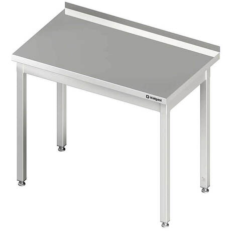 Zdjęcie do “Stalgast Stół przyścienny skręcany, 1000x600x(H)850 mm - kod S611106”.